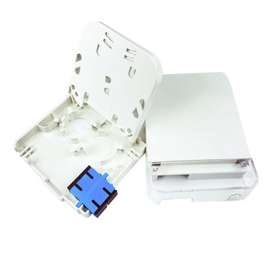 SC UPC Plastic Fiber Optic Face Plate Socket Panel voor binneninstallatie van FTTH-netwerken