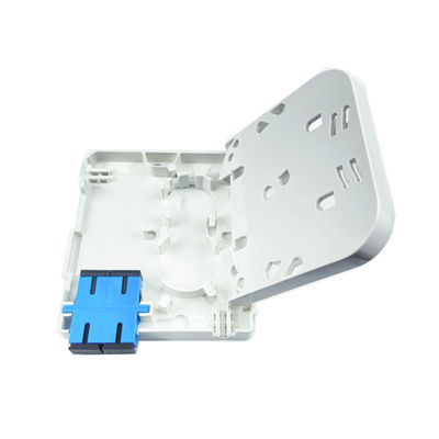 SC UPC Plastic Fiber Optic Face Plate Socket Panel voor binneninstallatie van FTTH-netwerken