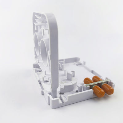 FTTH-netwerk Indoor APC Plastic Fiber Optic Face Plate Socket Panel 2 Kernen ST met 5