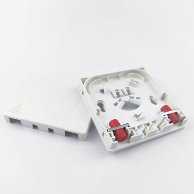 114*85*21mm FC/UPC Plastic Fiber Optic Faceplate Socket Panel voor Indoor Network FTTH