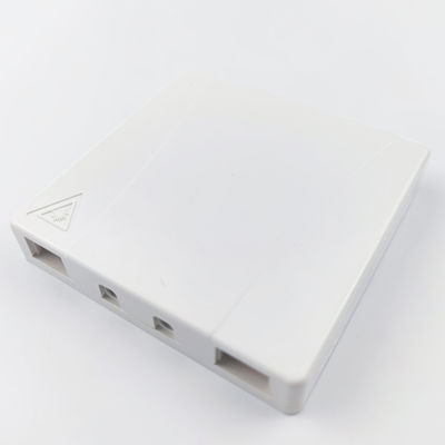 114*85*21mm FC/UPC Plastic Fiber Optic Faceplate Socket Panel voor Indoor Network FTTH