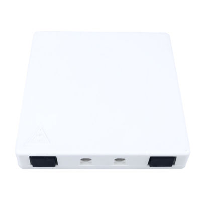 2 Core UPC Plastic Fiber Optic Faceplate Socket Panel voor binnen in FTTH-netwerk