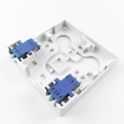 Draadloos LAN 2 Core Plastic Fiber Optic Faceplate Socket Panel voor Indoor FTTH Network