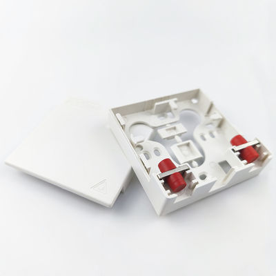 2 Core FC UPC Plastic Fiber Optic Faceplate Socket Panel voor Indoor Network FTTH Choice