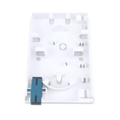 5 2 Core SC UPC Plastic Fiber Optic Faceplate Socket Panel voor FTTH-netwerken binnen