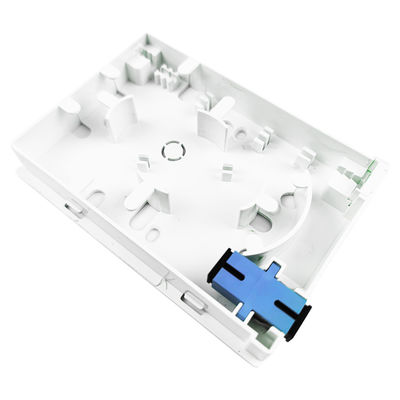 5 2 Core SC UPC Plastic Fiber Optic Faceplate Socket Panel voor FTTH-netwerken binnen