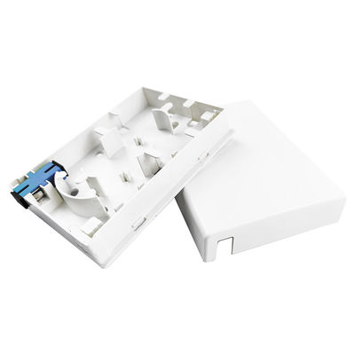 5 2 Core SC UPC Plastic Fiber Optic Faceplate Socket Panel voor FTTH-netwerken binnen