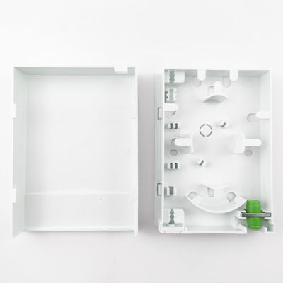 2 Core FC/APC Plastic Fiber Optic Faceplate Socket Panel voor FTTH-netwerken binnen