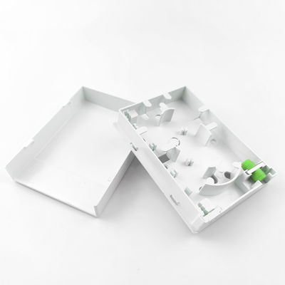 2 Core FC/APC Plastic Fiber Optic Faceplate Socket Panel voor FTTH-netwerken binnen