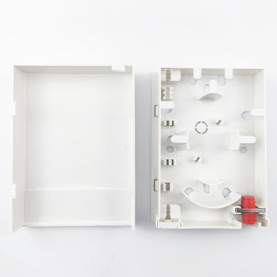 5 2 Core FC UPC Plastic Fiber Optic Faceplate Socket Panel voor bekabelde LAN-netwerken