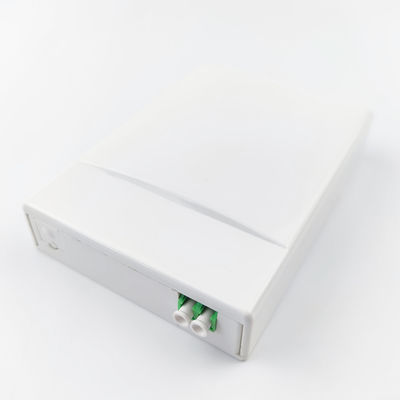 2 Core LC APC Plastic Fiber Optic Faceplate Socket Panel voor FTTH White Time 5 jaar