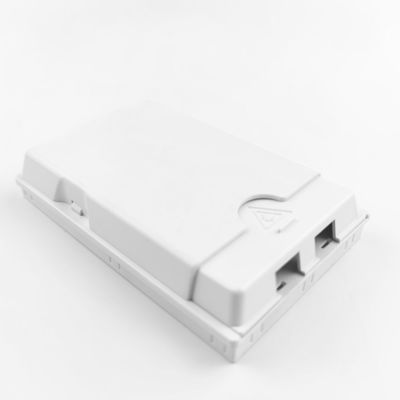 132*83*25 ABS PC 2 Cores LC APC Fiber Optic Faceplate Socket Panel voor optische apparatuur