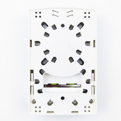 2 Core FC APC Plastic Fiber Optic Faceplate Socket Panel Wit voor FTTH toepassingen