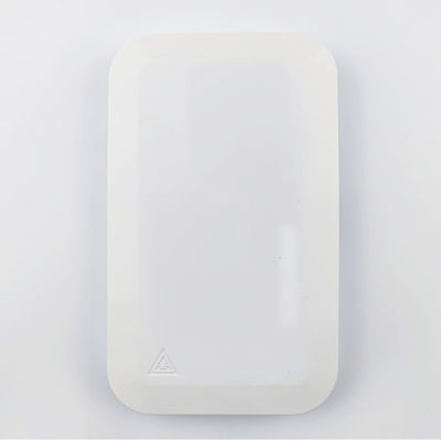 1 Port Grey APC Plastic Fiber Optic Faceplate Socket Panel voor binnen in FTTH-netwerk