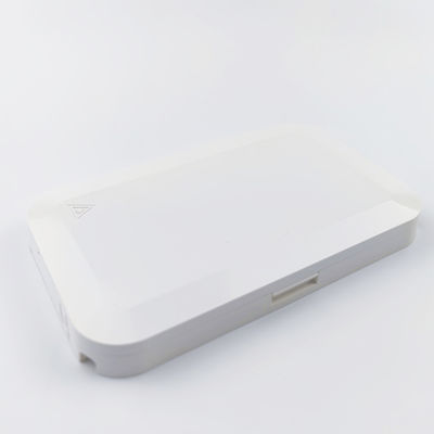 Wit/Grijz FC APC Plastic Fiber Optic Faceplate Socket Panel voor FTTH-netwerken binnen