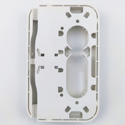 Wit/Grijz FC APC Plastic Fiber Optic Faceplate Socket Panel voor FTTH-netwerken binnen