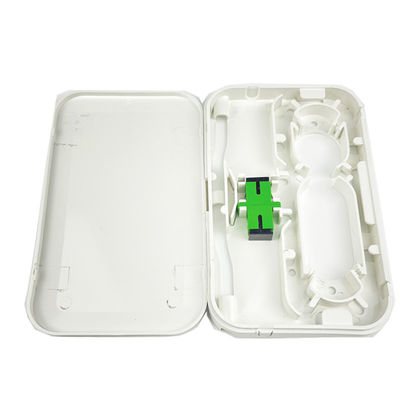 1 Core SC APC Plastic Fiber Optic Faceplate Socket Panel voor het installeren van FTTH-netwerken binnen