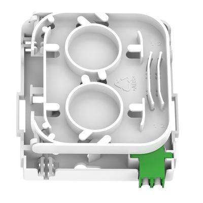 Witte / grijze 1 kern LC APC-type glasvezel voor FTTH-verbinding binnen