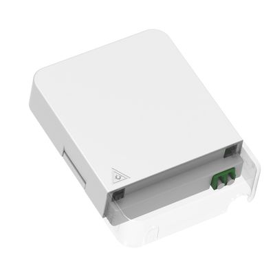 Witte / grijze 1 kern LC APC-type glasvezel voor FTTH-verbinding binnen