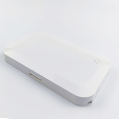 FTTH-netwerktoepassingen Plastic Fiber Optic Faceplate Socket Panel voor White Indoor