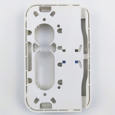 FTTH-netwerktoepassingen Plastic Fiber Optic Faceplate Socket Panel voor White Indoor