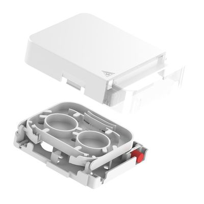 WITTE 1 Core FC UPC Type Fiber Optic Face Plate 5 voor binnen in FTTH-netwerk