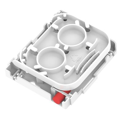 WITTE 1 Core FC UPC Type Fiber Optic Face Plate 5 voor binnen in FTTH-netwerk