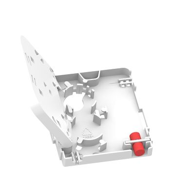 WITTE 1 Core FC UPC Type Fiber Optic Face Plate 5 voor binnen in FTTH-netwerk