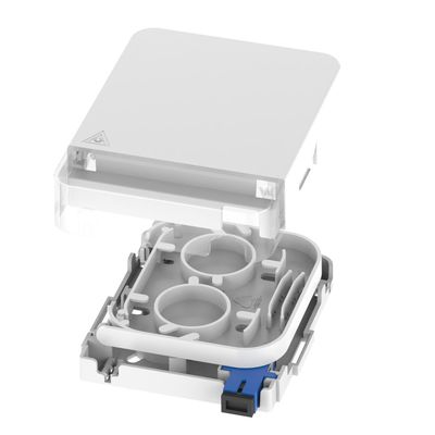 115*86*22mm glasvezel-aansluitingspaneel voor installatie van compacte FTTH-netwerken binnen