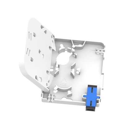 115*86*22mm glasvezel-aansluitingspaneel voor installatie van compacte FTTH-netwerken binnen