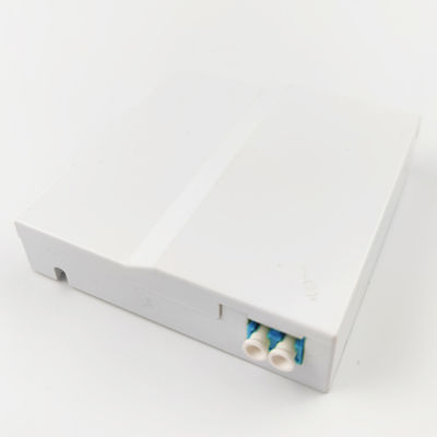 1 poort LC UPC Plastic Fiber Optic Faceplate Socket Panel voor naadloze FTTH-installatie