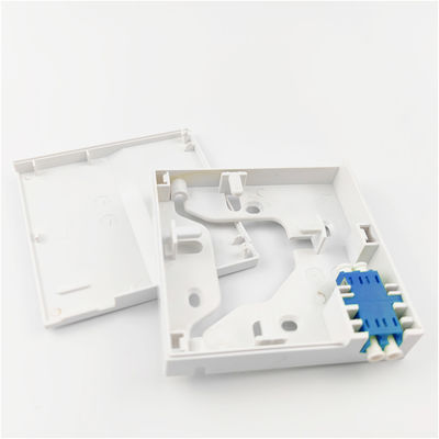 1 poort LC UPC Plastic Fiber Optic Faceplate Socket Panel voor naadloze FTTH-installatie