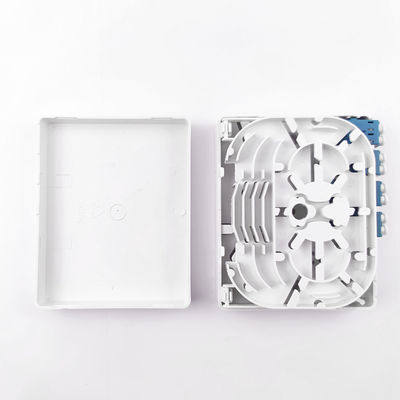 102*81*30mm LC/UPC Plastic Fiber Optic Faceplate Socket Panel voor FTTH-netwerken binnen