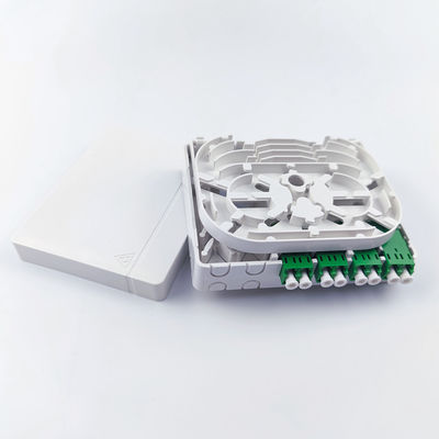 FTTH-netwerk compatibel glasvezel stopcontactpaneel 4 kernen ABS pc-materiaal voor binnen