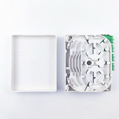 FTTH-netwerk compatibel glasvezel stopcontactpaneel 4 kernen ABS pc-materiaal voor binnen