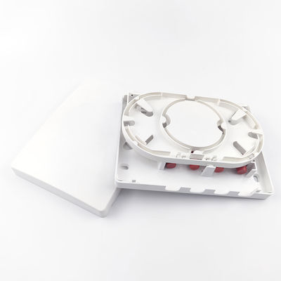 FC/UPC Plastic Fiber Optic Faceplate Socket Panel gebruikt voor Indoor Network FTTH 4 Cores