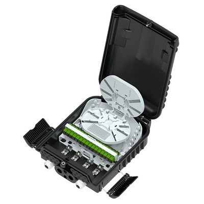 ABS PC-optische verspreidingsdoos voor hoge dichtheid IP65 muur/moel montage 24/36 kernen
