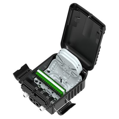 ABS PC-optische verspreidingsdoos voor hoge dichtheid IP65 muur/moel montage 24/36 kernen