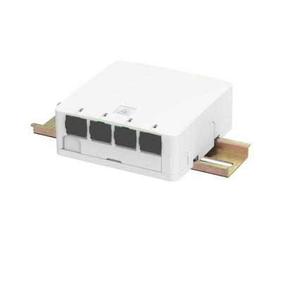 4-poort SC Indoor Fiber Socket Wall/DIN-Rail gemonteerd voor FTTH-netwerk 5 gegarandeerd