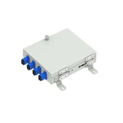 Optische glasvezel terminal box 4 Core SC UPC Type voor netwerk FTTH glasvezel distributie 5