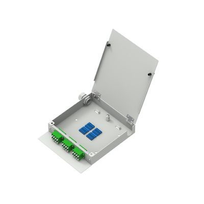 Koudgewalst staal netwerk ODN Power LC APC Type 12 Cores Fiber Optic FTTH Terminal Box