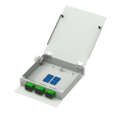 4 Core Plastic Fiber Optic Faceplate Socket Panel voor FTTH-netwerken in de binnenruimte 5- Hangzhou